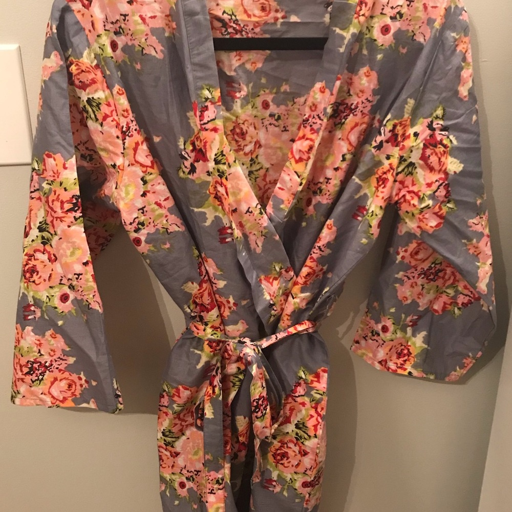 Floral robe